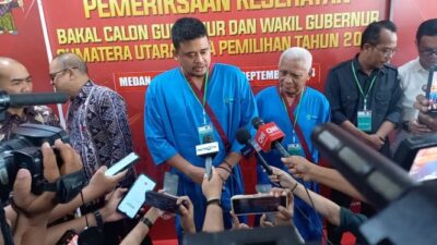 Bobby Nasution-Surya Melakukan Pemeriksaan Kesehatan di RSUP Adam Malik