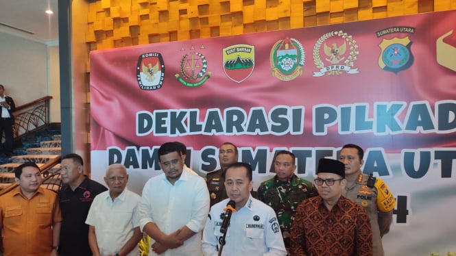 Reaksi Pj Gubernur Sumut terhadap Molornya Cawagub Hasan di Acara Deklarasi Damai