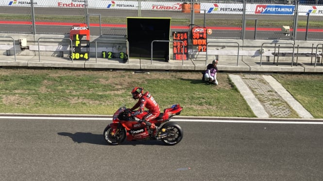 Francesco Bagnaia Memenangkan Sprint Race MotoGP Mandalika 2024