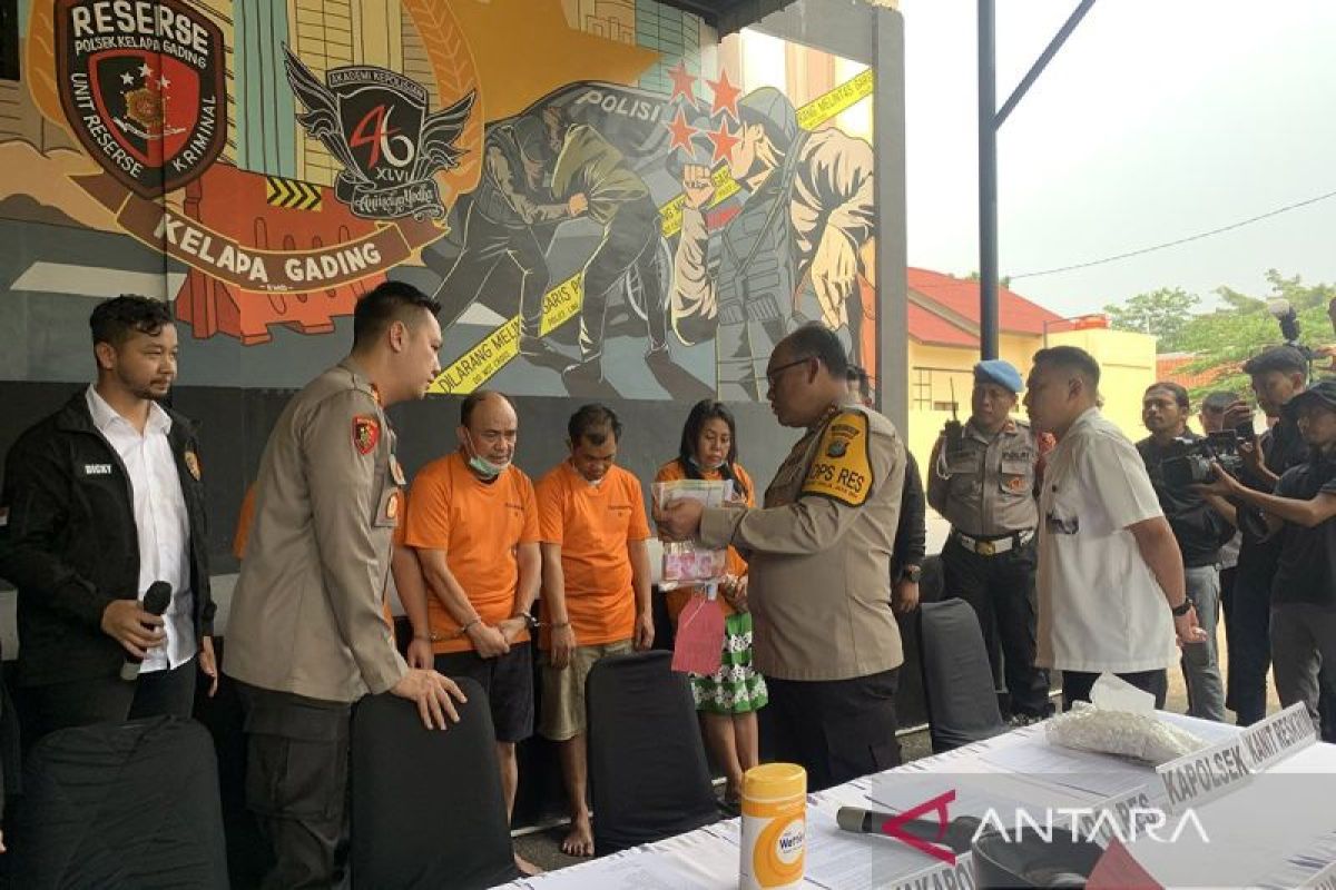 Empat pelaku penipuan ditangkap oleh polisi di Jakarta Utara