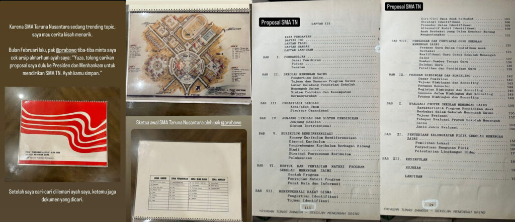 Putra Dokter Boyke Setiawan Membongkar Proposal Prabowo Subianto untuk Mendirikan SMA Taruna Nusantara Pada Tahun 1988