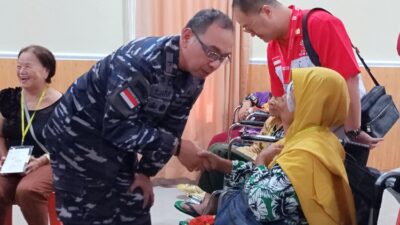 TNI AL Lantamal IV Batam dan Lanal TBK Mengadakan Operasi Katarak Gratis dalam Peringatan HUT ke-79 TNI AL