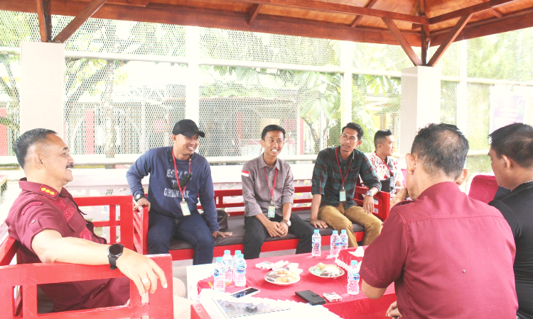 Edi Cahyono, Kalapas Bangkinang, Menggelar Acara Coffee Morning dengan Insan Pers