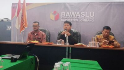 Bawaslu Jombang Menganjurkan Partai Pengusung: Hindari Aktivitas Politik Uang Sebelum Kampanye