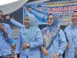 Calon Wali Kota Prabumulih Menyita Perhatian dengan Memperlihatkan 4 Istri saat Kampanye