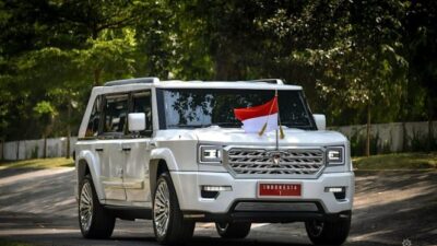 Spesifikasi Maung MV3 Garuda Limousine yang Dikendarai Prabowo sangat Sangar