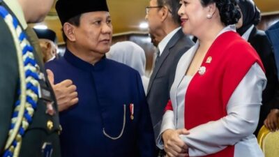 Megawati Soekarnoputri Memberikan Ucapan Selamat kepada Prabowo dan Gibran saat Pelantikan Presiden 2024