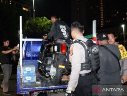 Patroli motor kriminal kemarin di Pademangan tanpa STNK