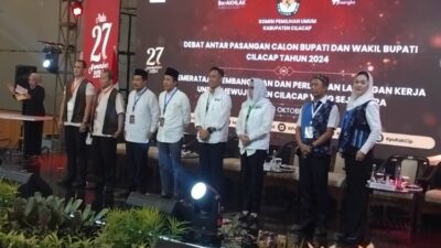 Syamsul-AmmyJanjikan 1.000 Lapangan Kerja bagi Masyarakat Cilacap dalam Debat Perdana Pilkada