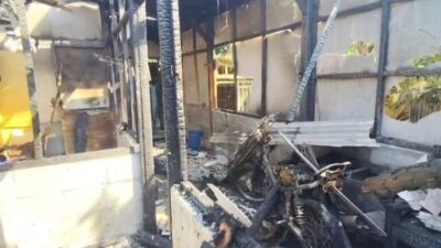 Kebakaran Rumah Warga di Cilacap, Motor Hangus