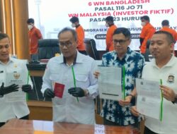 Pengamanan Tujuh WNA oleh Petugas Imigrasi Surabaya dalam Operasi Wirasapda