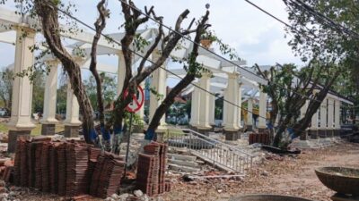 Progres Revitalisasi Alun-Alun Sidoarjo: Menuju Rampung Desember