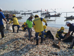 Pantai Kenjeran: Bersama Warga, Pelindo, IZI Jatim Berantas Sampah