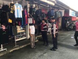Patroli Humanis Sat Samapta Polres Maros: Jaga Ketertiban di Pasar Tradisional