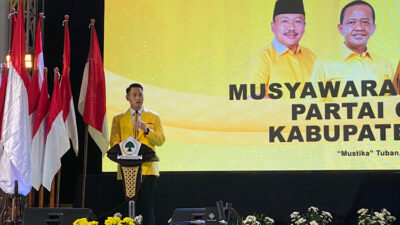 Mas Lindra Terpilih Aklamasi Sebagai Ketua Golkar Tuban 2025-2030