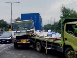 Kecelakaan Truk di Tol Pluit Jakarta Utara: Sopir Truk Mengantuk